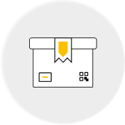 Icone selecione forma envio